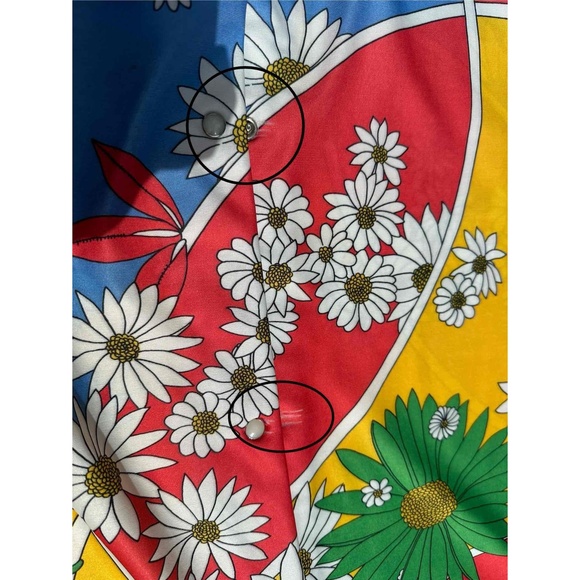 Vintage Mumu Robe Nightgown House Coat Disco 70s Grannycore Floral Womens - Picture 11 of 13